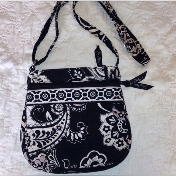 Vera Bradley Handbags - Vera Bradley Paisley Crossbody Purse Black